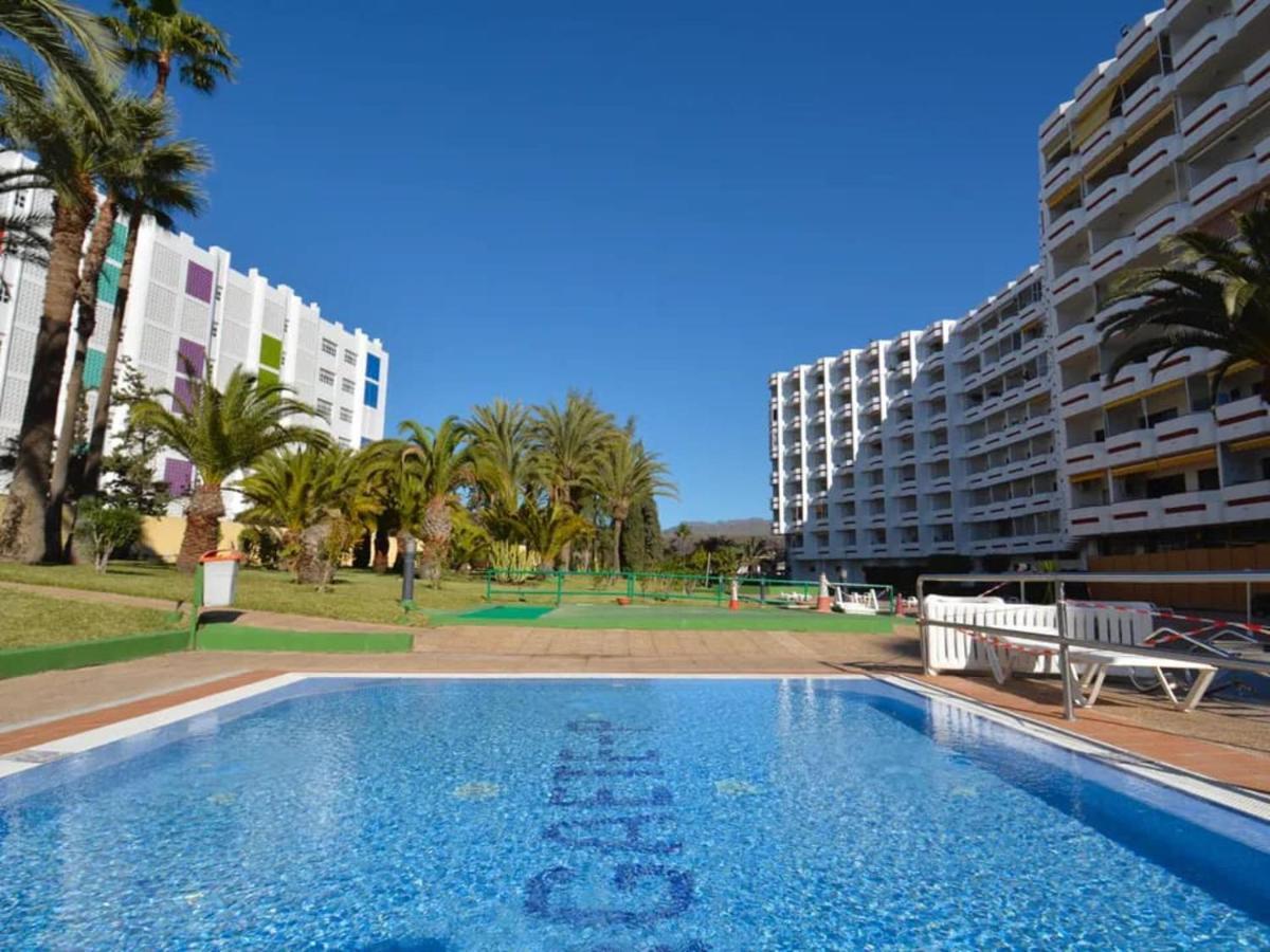 Penthouse In Playa Del Ingles With Lovely View Apartment Екстериор снимка